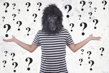 Goril adam düşünme