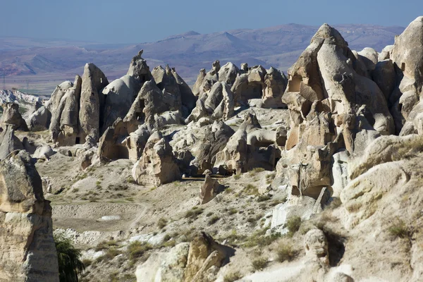 Formation rocheuse de pierre tuf près de Goreme — Photo