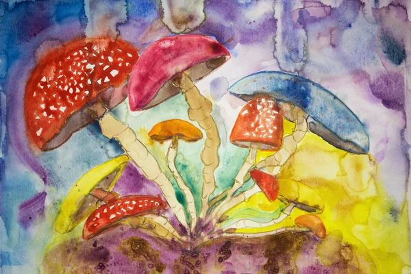 Psychedelic mantar uykusuzluk.