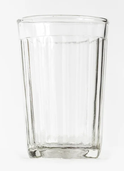 Empty thick glass tumbler — Stock Photo, Image