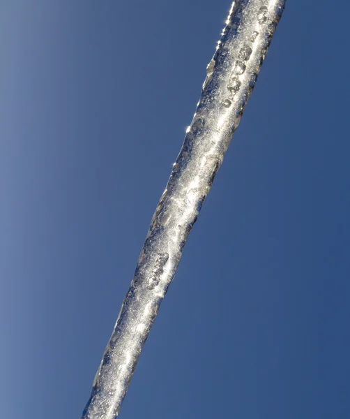 Part of a large icicle — Stock Photo, Image