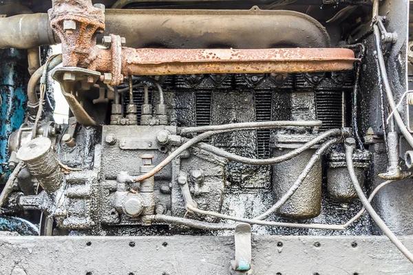 Viejo motor diesel — Foto de Stock