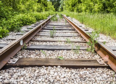 Eski terk edilmiş tren