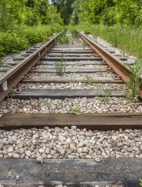 Eski terk edilmiş tren