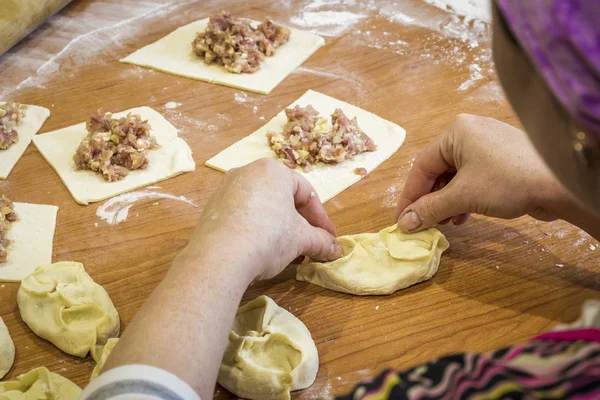 Podręcznik gotowania pierogów — Zdjęcie stockowe