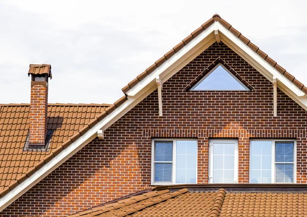 The upper part of the house — Stock Photo, Image