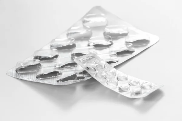 Empty packaging of pills — Stock Photo, Image