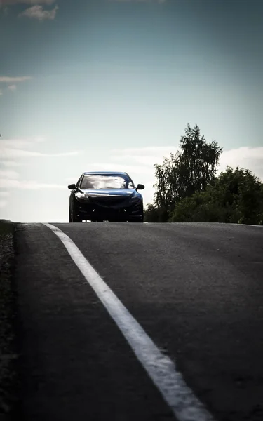 Car driving on road — Stock Photo, Image