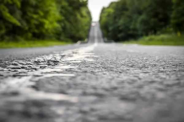 De weg-closeup — Stockfoto