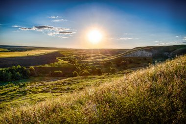 Güzel yaz manzarası