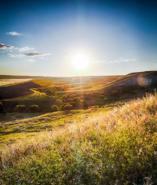 Güzel yaz manzarası