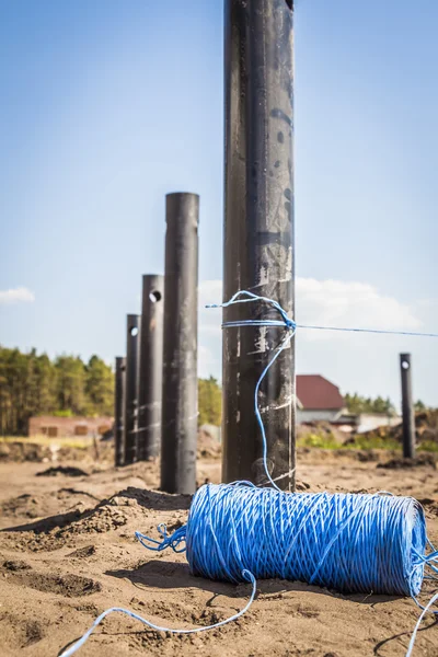 Hank de construção de corda — Fotografia de Stock