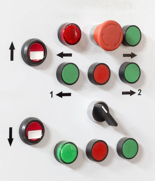 I pulsanti del pannello di controllo — Foto Stock