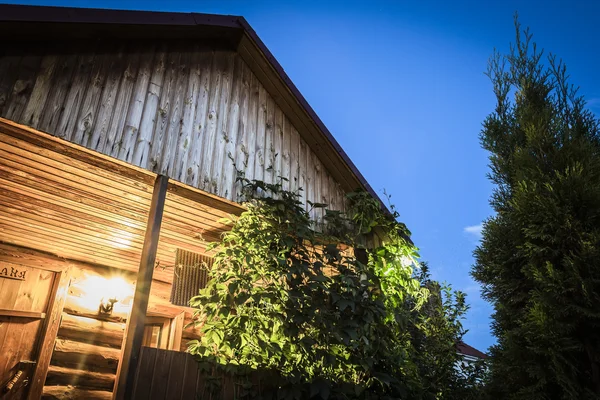 Yard wooden building — Stock Photo, Image