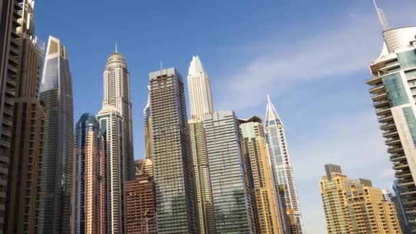 Dubai Marina district — Stock Video