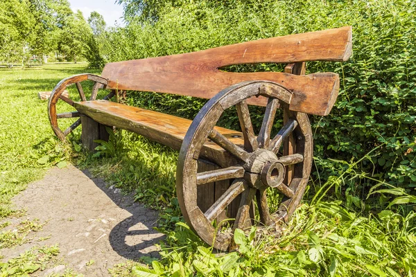 Bench in country style — Φωτογραφία Αρχείου