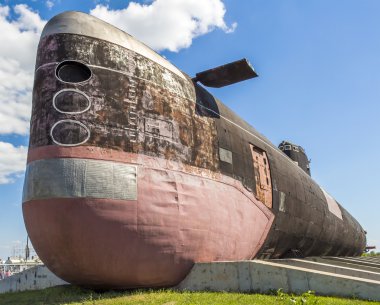 B-307 dizel denizaltı. Togliatti Avtovaz Teknik Müzesi yer. 11/06/2015 çekilmiş fotoğrafı.