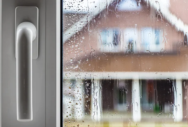 View in rainy weather — Stock Image View in rainy weather Royalty Free Stock Images