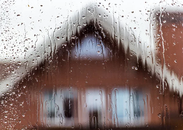 Vista in caso di pioggia — Foto Stock