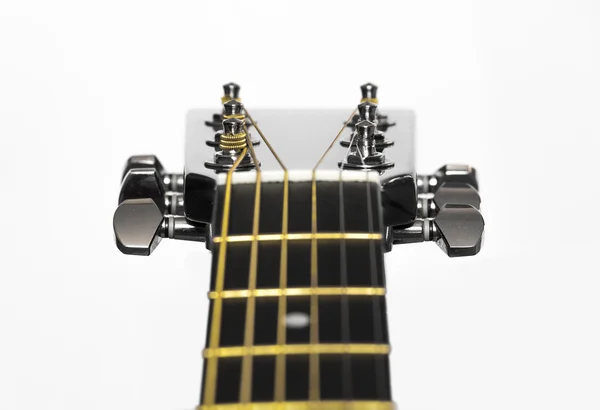 Stimmgerät für akustische Gitarre — Stockfoto