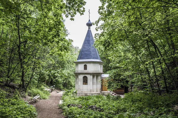 森の中の小さな礼拝堂 — ストック写真