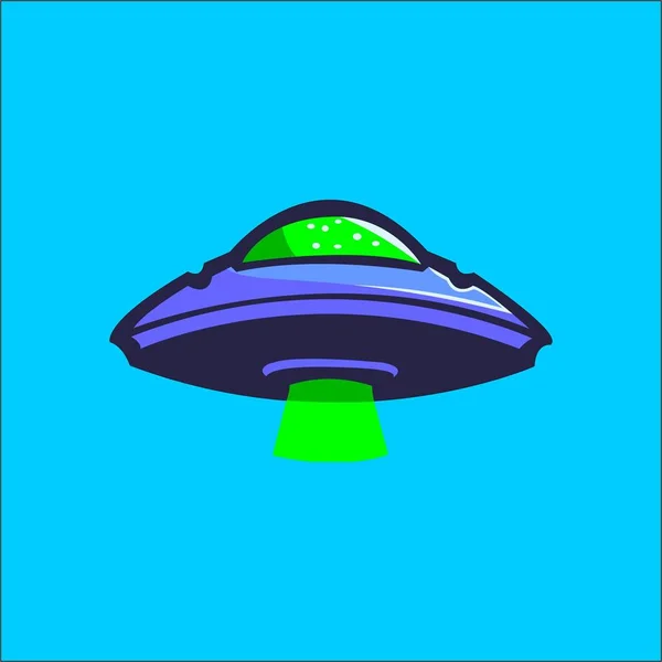 Ufo Logo Maskottchen Vorlage — Stockfoto