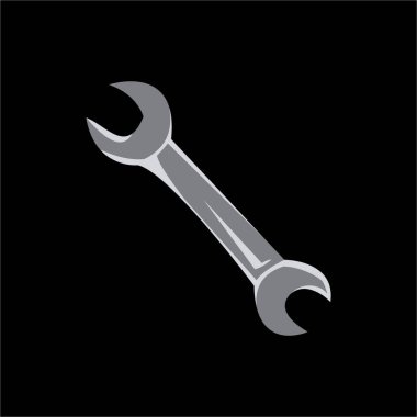 Aletler anahtar atölye logosu maskot şablonu