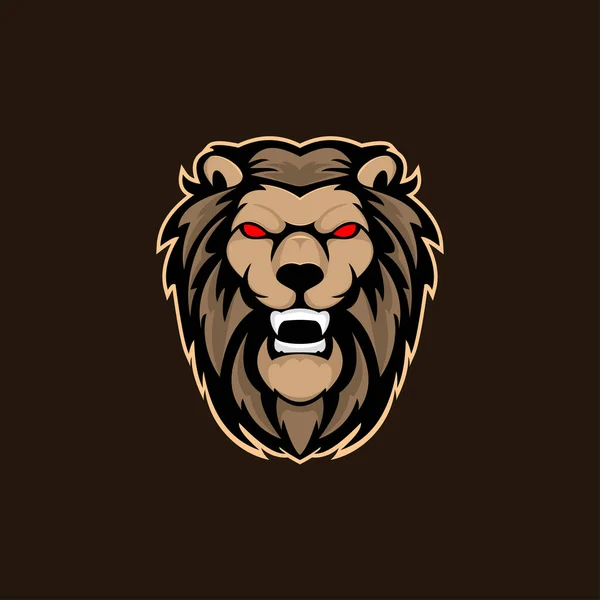 Шаблон Lion Mascot Logo — стокове фото