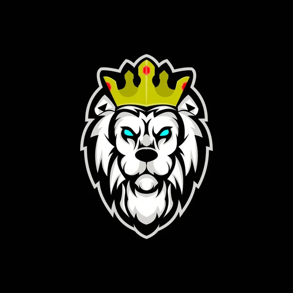 Шаблон Логотипу Lion King — стокове фото