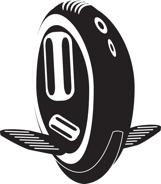 Ikona Gyrowheel czarny Ilustracje Stockowe bez tantiem