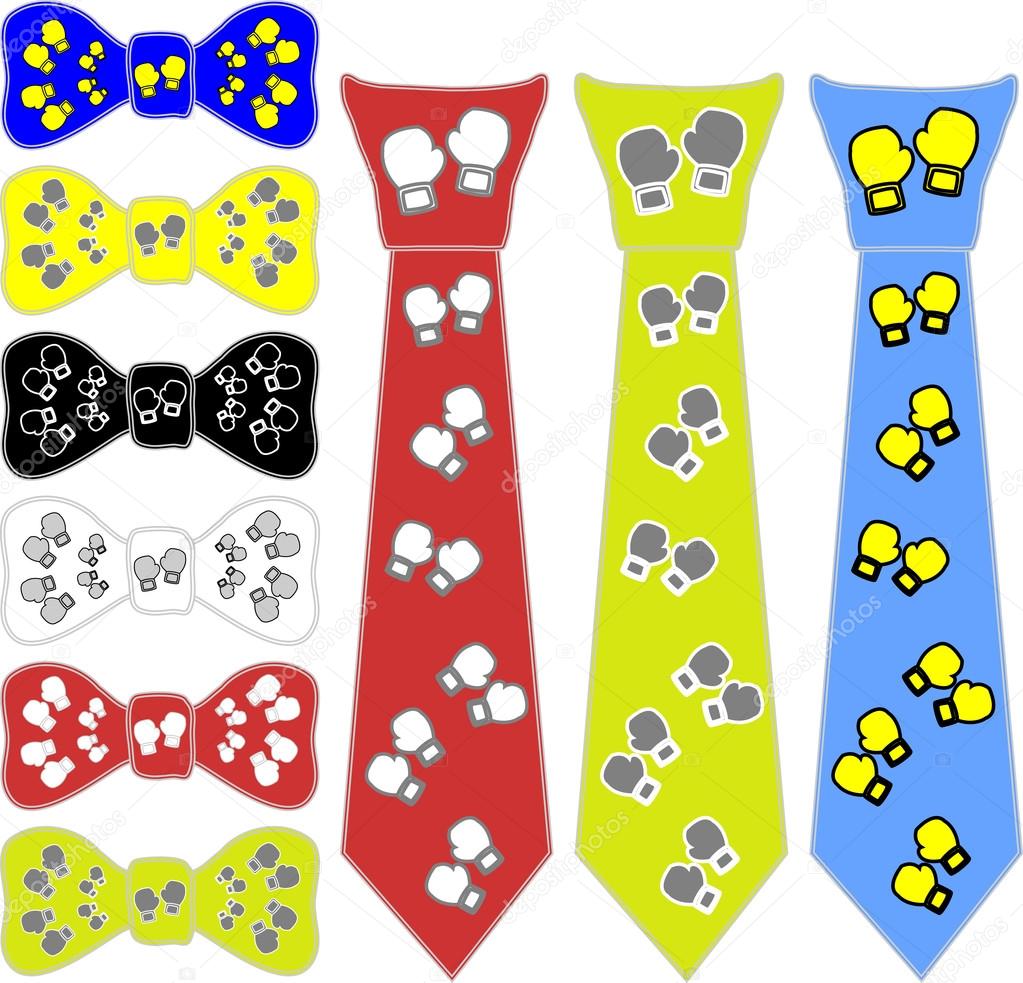 ties and the bow tie for boxer