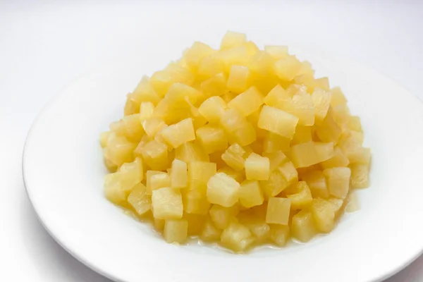 Pineapple in syrup — Stock Photo, Image