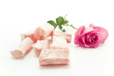 Taze Türk lokumu gül