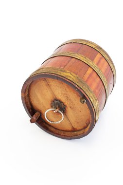 Şarap sürahisi üzerine beyaz izole