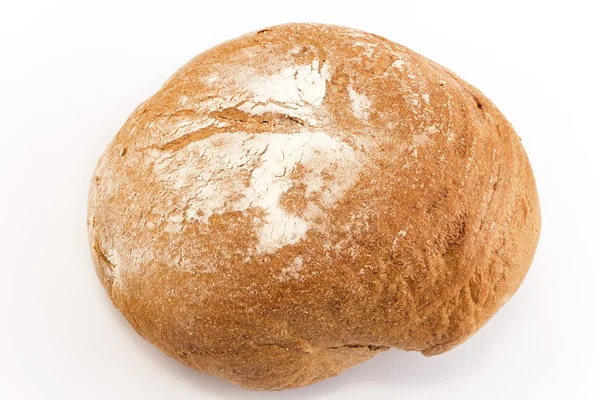 Beyaz üzerine izole edilmiş çavdar ekmeği — Stok fotoğraf