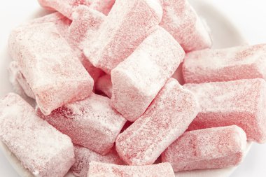 Gül tatlı taze Türk lokumu