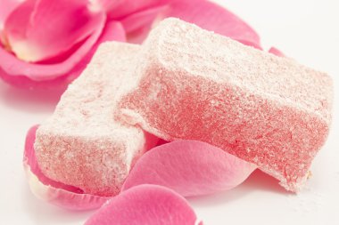 Taze Türk lokumu gül