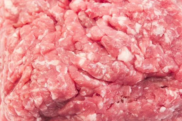 Rauw gehakt rundvlees close-up — Stockfoto