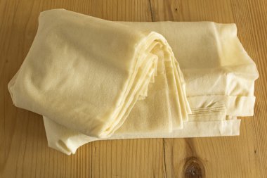 Geleneksel Sırp gibanica pasta kabuk