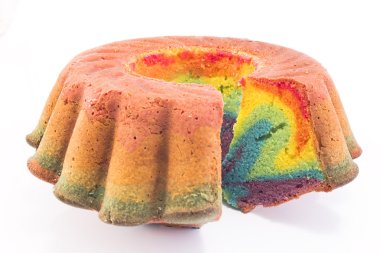 Sade kek Gökkuşağının renkleri