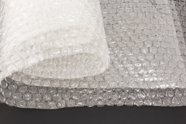 Щелчок пластиковой пленки с пузырьками
