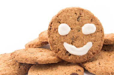 Kepekli bisküvi doğum Smiley