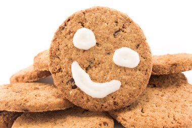 Kepekli bisküvi doğum Smiley