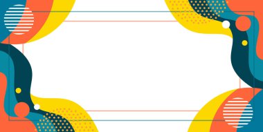 Vibrant colorful Abstract Background Banner design, Fluid Colorful Waves in Trendy Pink, Teal, Purple, and Orange for Modern Design or Web Header.