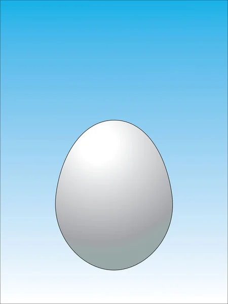 Feliz tarjeta de Pascua con huevos. — Vector de stock