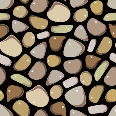 Dikişsiz desen - çakıl taşı kaldırım taşı döşeli arka plan