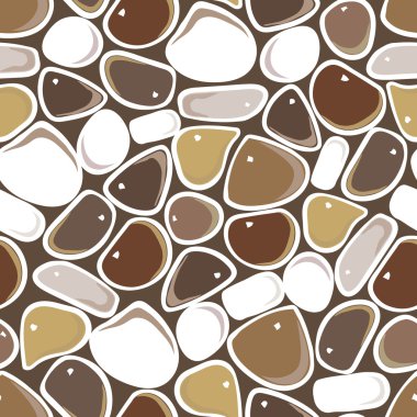 Dikişsiz desen - çakıl taşı kaldırım taşı döşeli arka plan