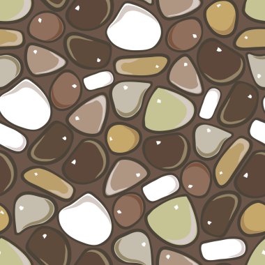 Dikişsiz desen - çakıl taşı kaldırım taşı döşeli arka plan