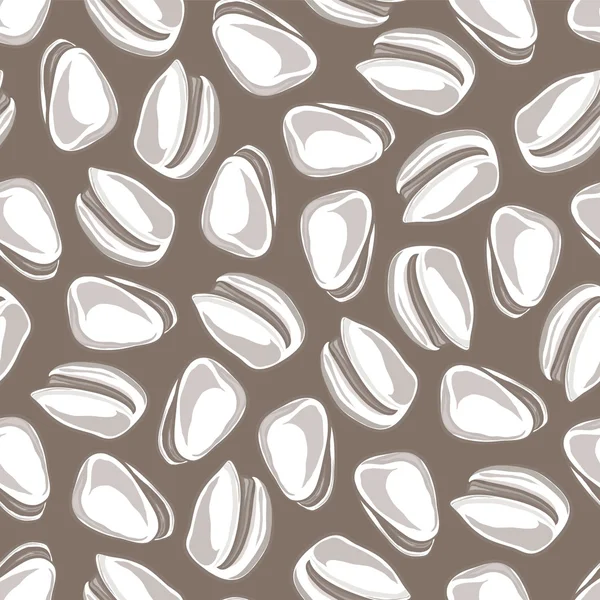 Vektör seamless Antep fıstığı modeli. Oyulmuş koleksiyonu.