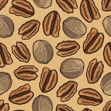 Ceviz ile sorunsuz doğa arka plan.